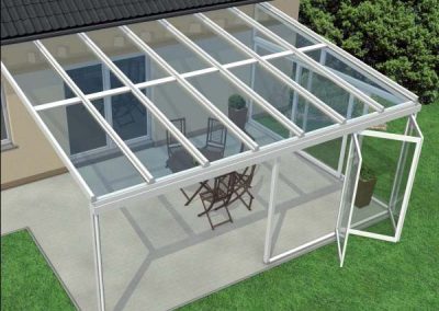 Terrassenüberdachung aus Glas - 11